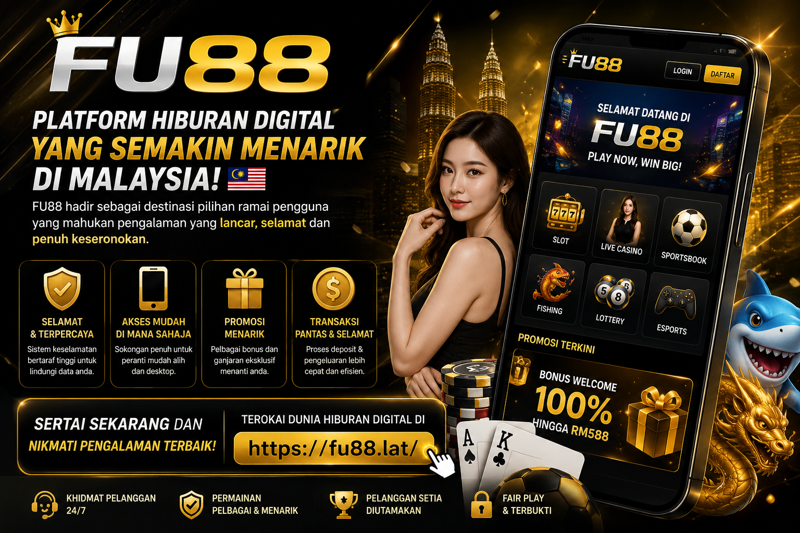 FU88 – Platform Hiburan Digital Yang Semakin Menarik di Malaysia 🇲🇾🎯