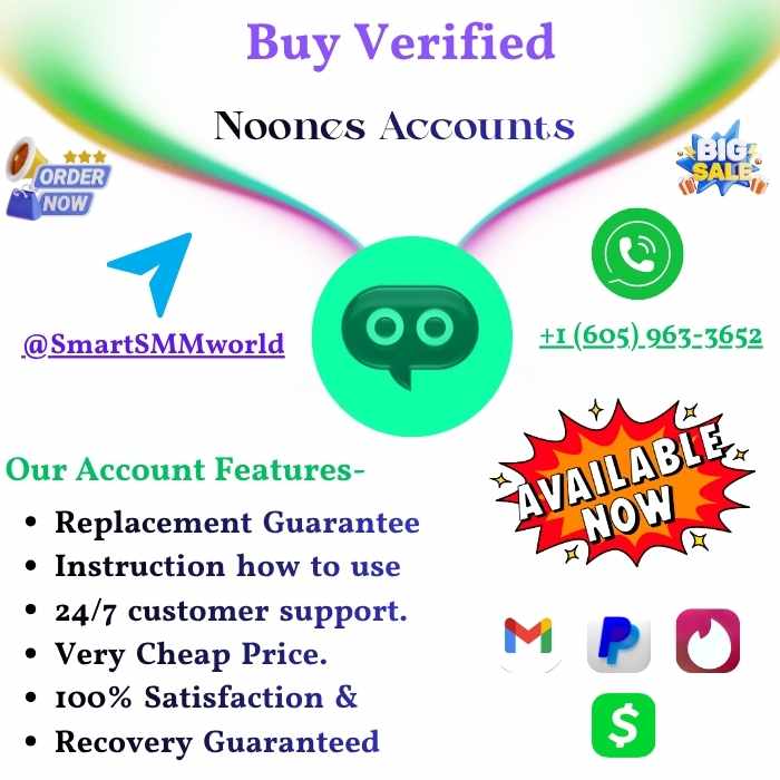 Buy Verified Noones Accounts-100% Fully Verified & Cheap Prize In This Time