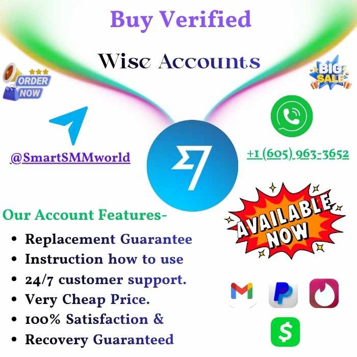 Buy Verified TransferWise Accounts-100% Fully Verified & Cheap Prize In This Time