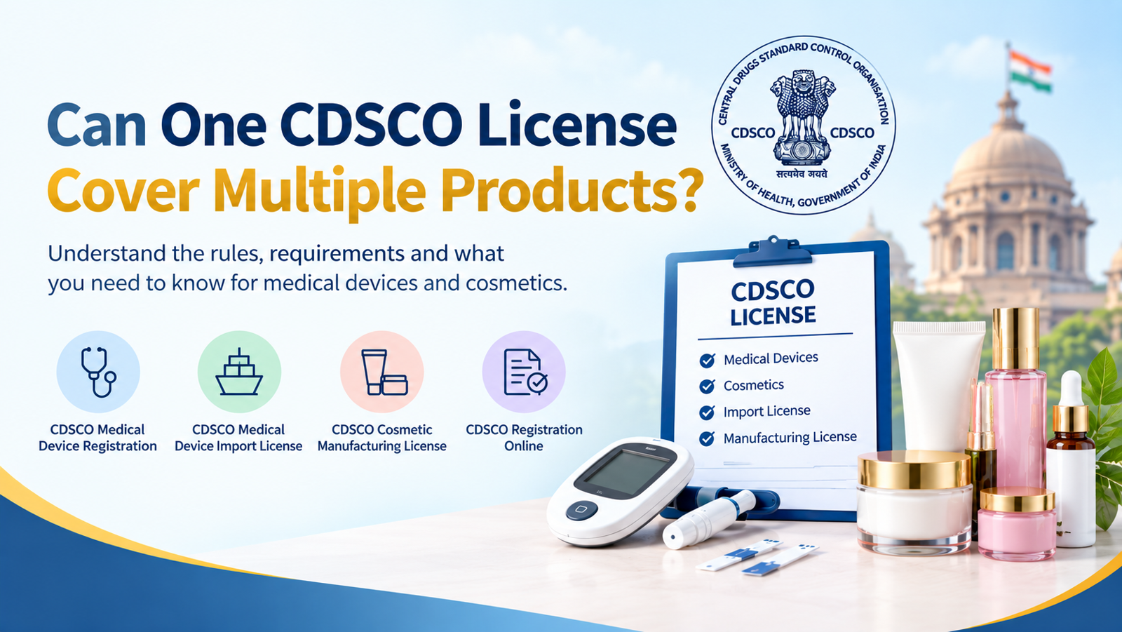 Can One CDSCO License Cover Multiple Products?