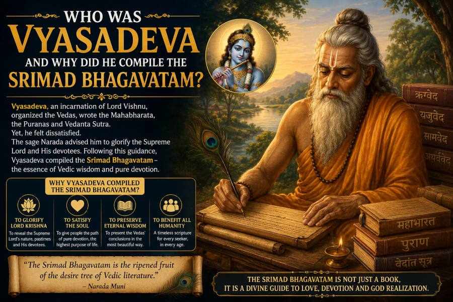 Who Was Vyasadeva and Why Did He Compile the Srimad Bhagavatam?