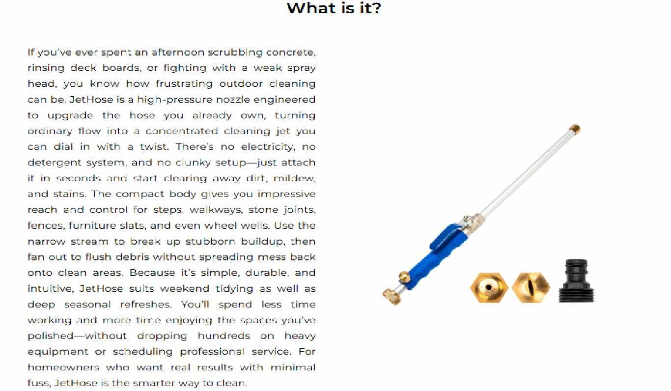 JetHose Pressure Nozzle