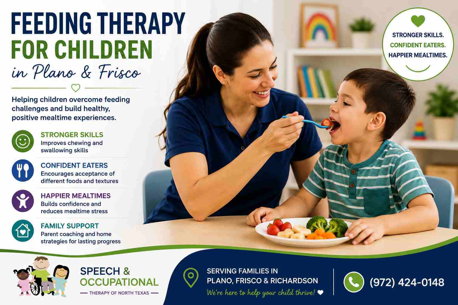 Helping Children Build Better Feeding Skills in Plano and Frisco
