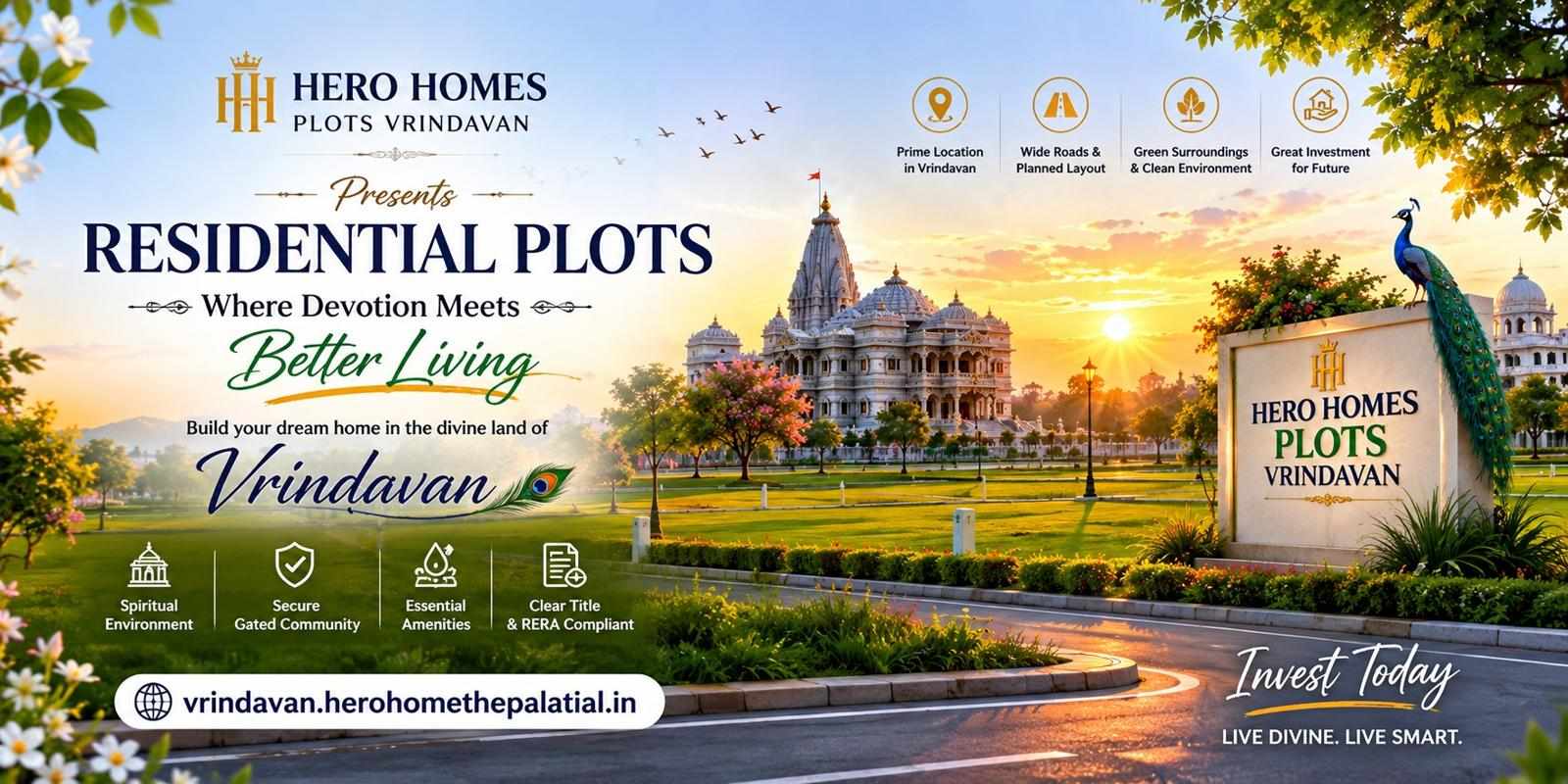 Hero Homes Plots Vrindavan - The Epicenter Of Luxury And Convenience