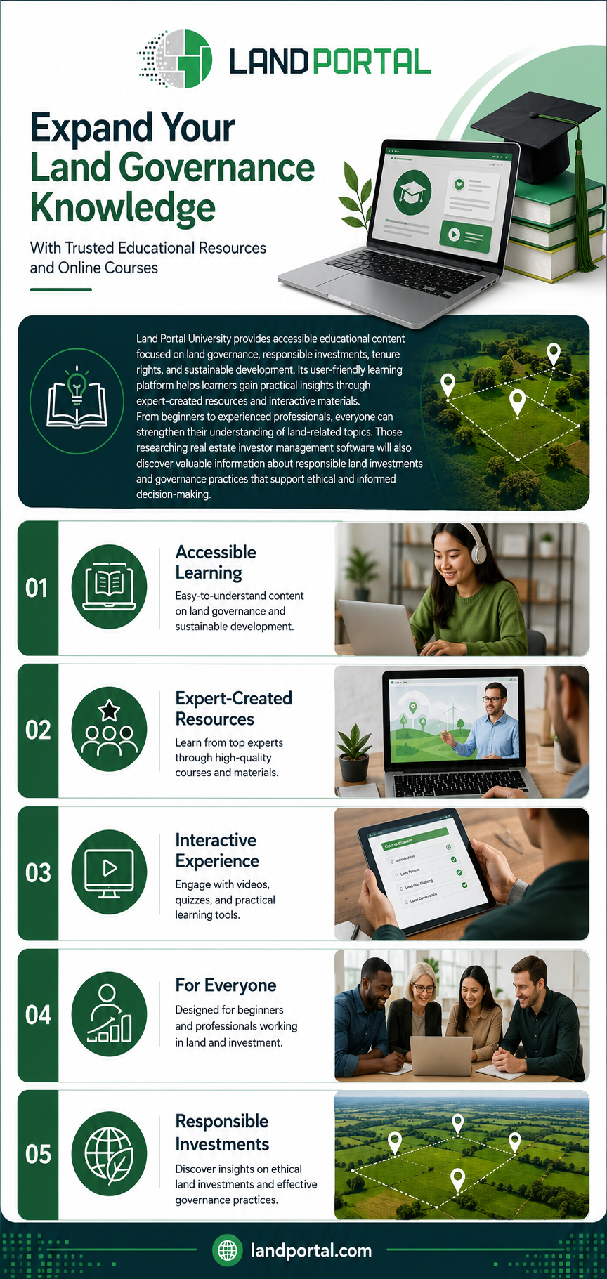 Expand Your Land Governance Knowledge With Trusted Educational Resources and Online Courses