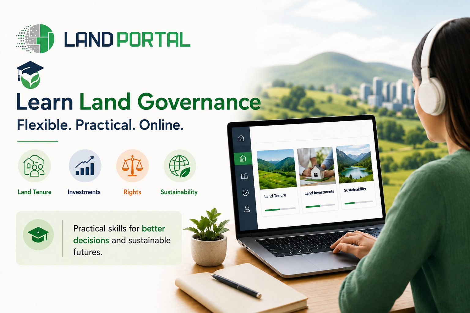 Gain Practical Skills in Land Governance With Flexible Learning Opportunities Online