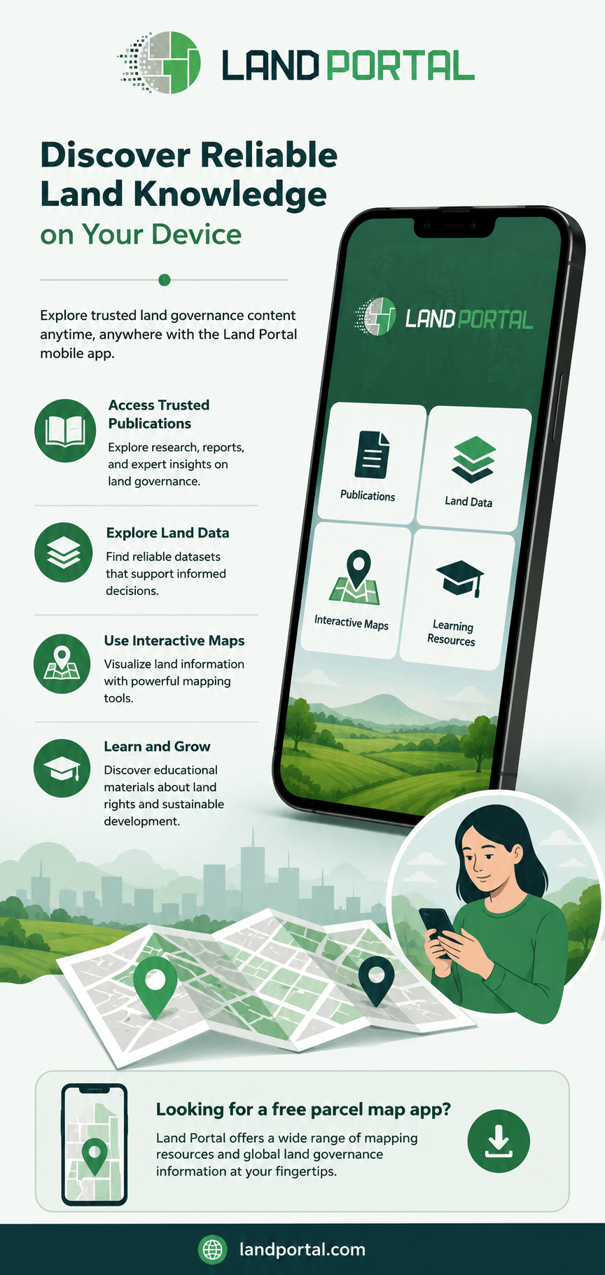 Discover Reliable Land Knowledge on Your Device