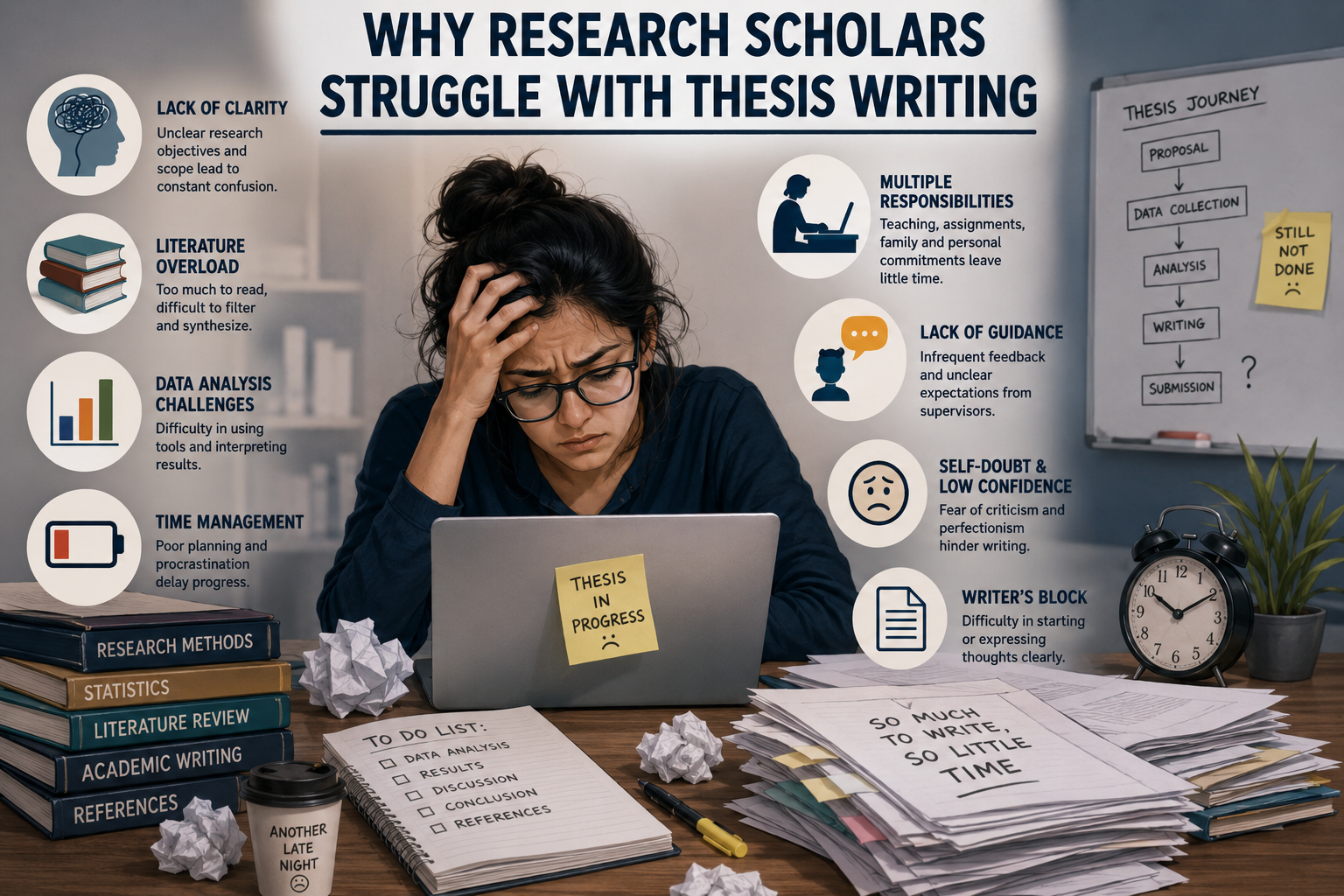 Why Research Scholars Struggle with Thesis Writing