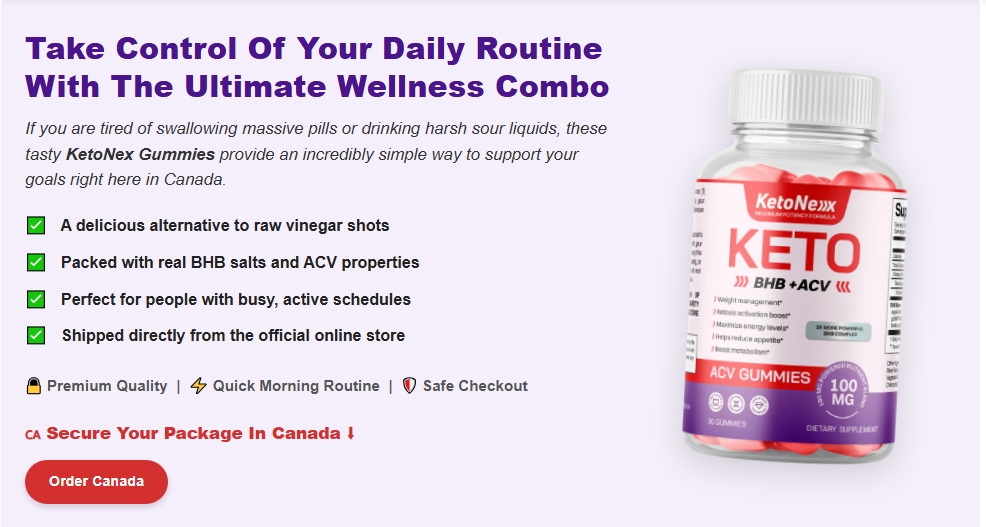 KetoNex Keto BHB+ ACV Gummies