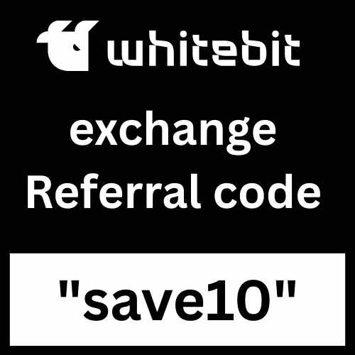 Whitebit exchange Referral Code "save10" Get 20% Off On Trading Fees