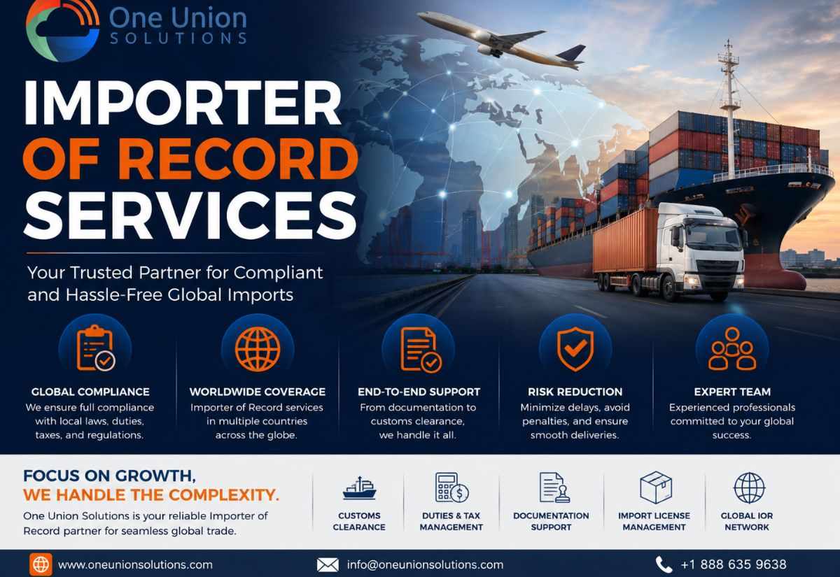 Importer of Record Services for Smooth Global IT Imports