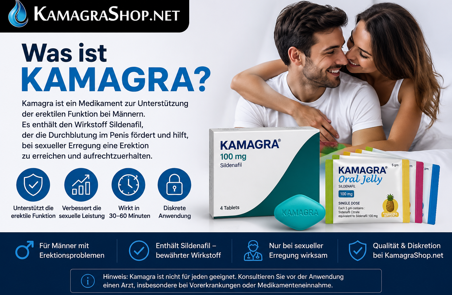 Was ist Kamagra? Ein Überblick über Anwendung und Eigenschaften