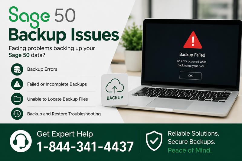 Unable to Restore Sage 50 Backup