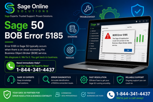Fix Error 5185 in Sage 50 Bob with These Expert-Recommended Solutions