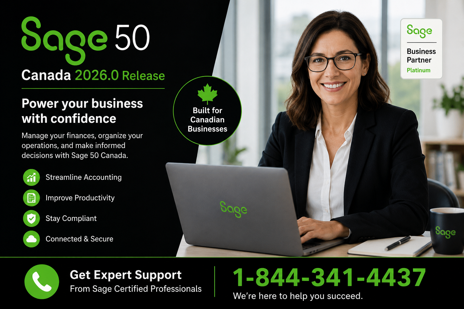 Get Immediate Assistance Through the Sage 50 Canada Support Phone Number Today