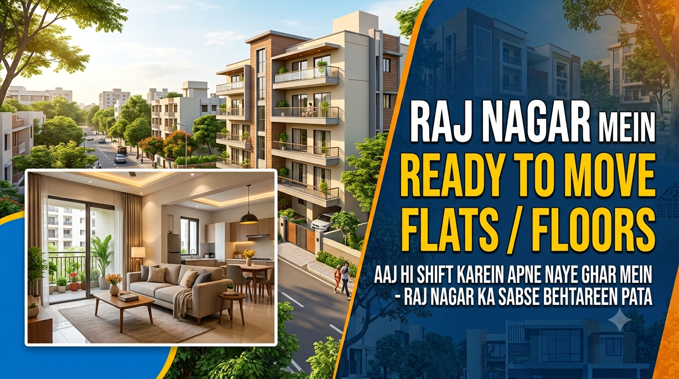 Ready to Move Flats/Floors in Raj Nagar for Comfortable Living