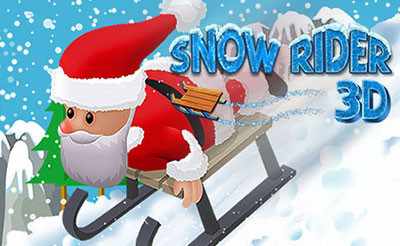The exciting thrill of riding in Snow Rider 3D