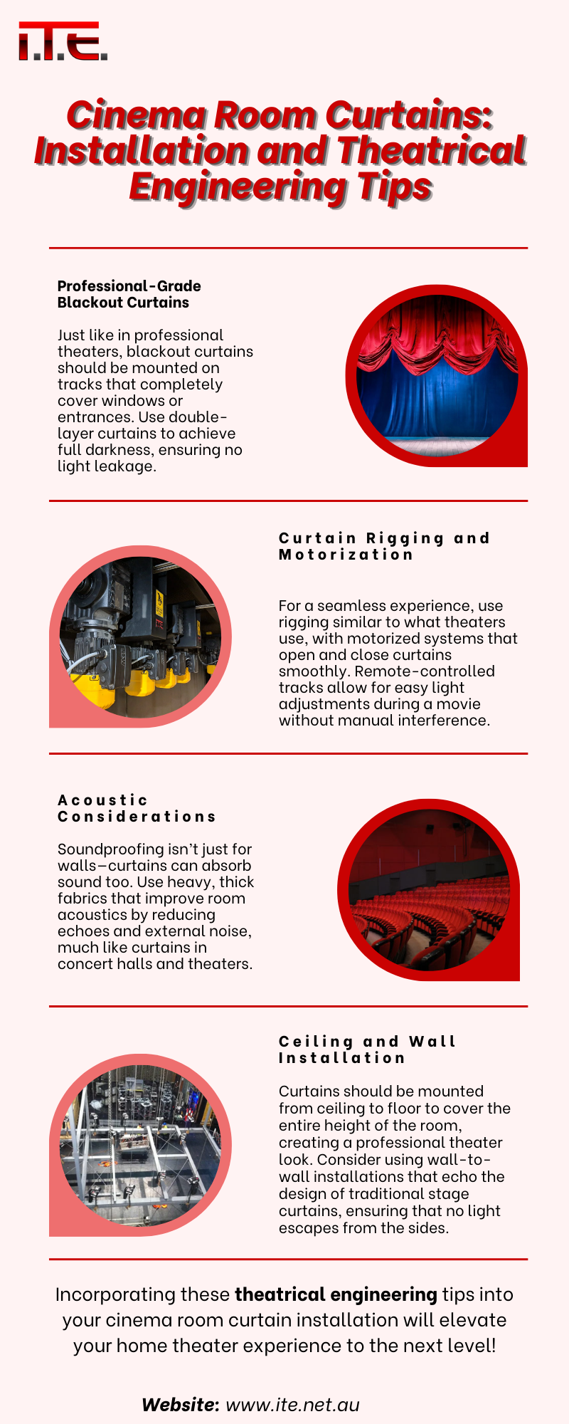 Cinema Room Curtains: Installation and Theatrical Engineering Tips
