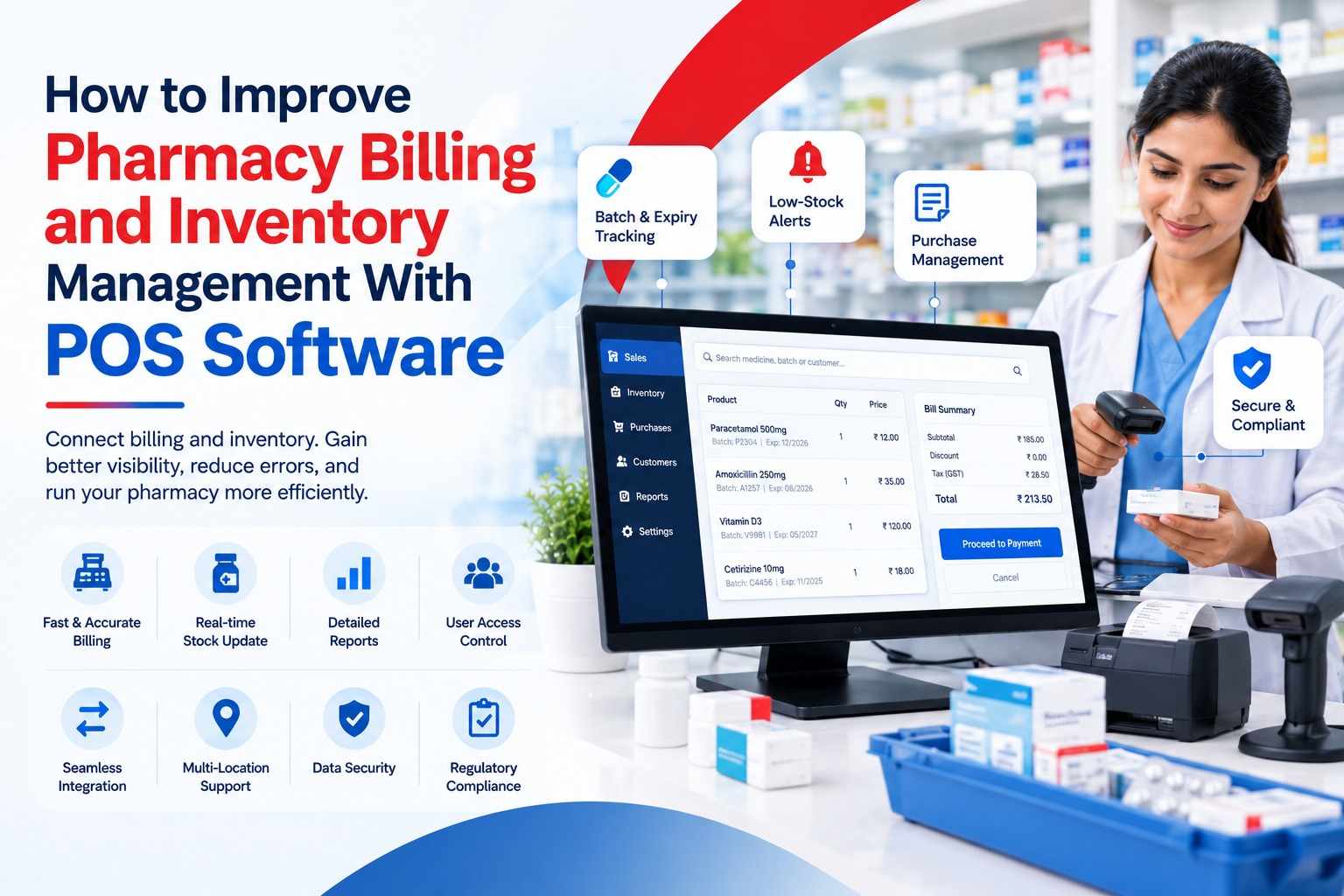 How to Improve Pharmacy Billing and Inventory Management With POS Software