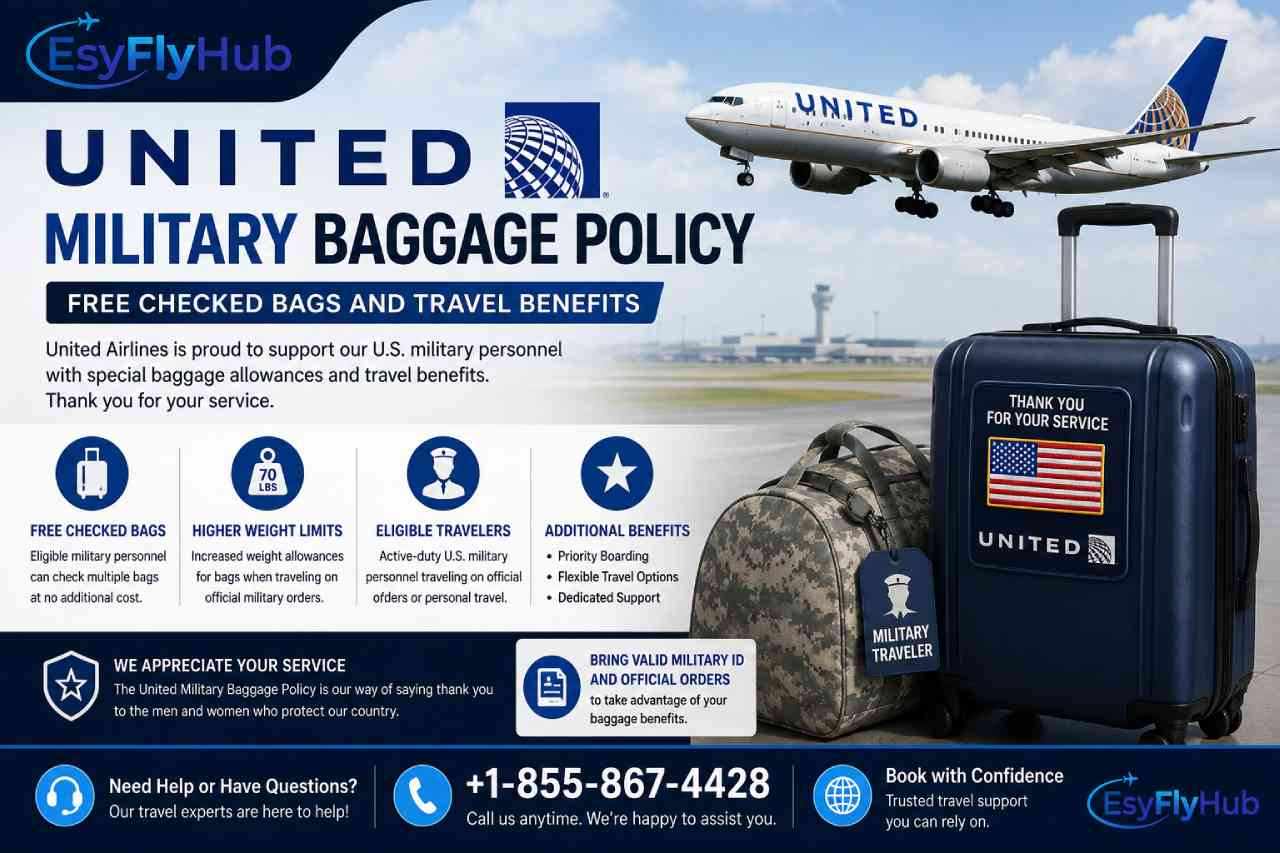United Military Baggage Policy: Free Checked Bags and Travel Benefits
