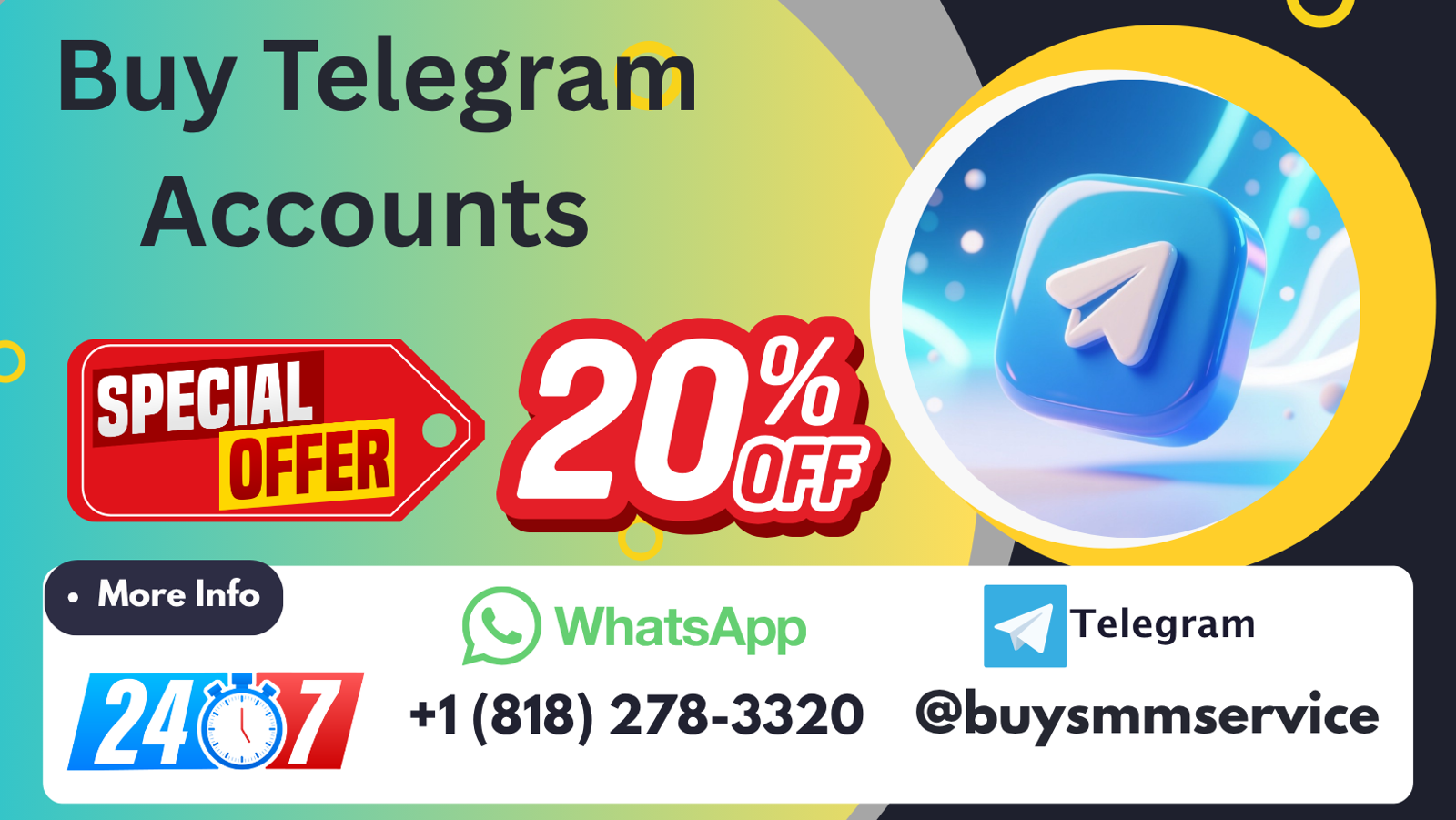 3.09 Safe Websites to Buy Verified Telegram Accounts in the USA