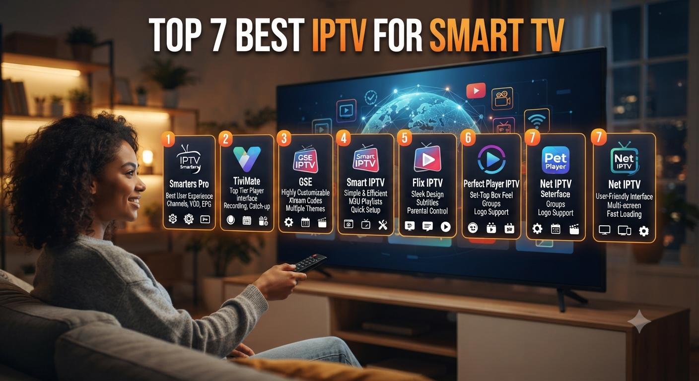 Top 7 Best IPTV for Smart TV Tips to Choose in 2026