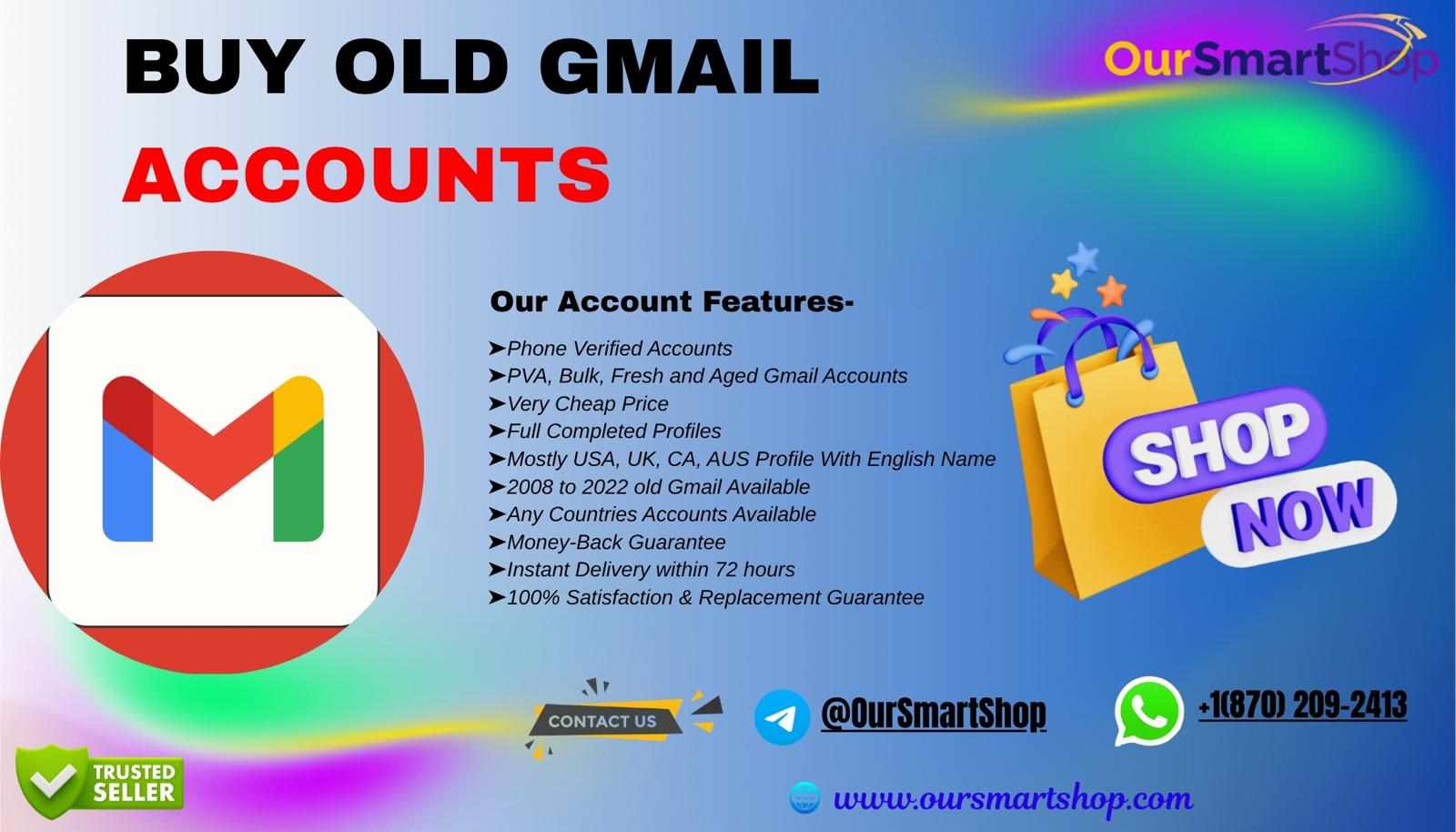 Best Sites to Buy Old Gmail Accounts 2026 Safety.....