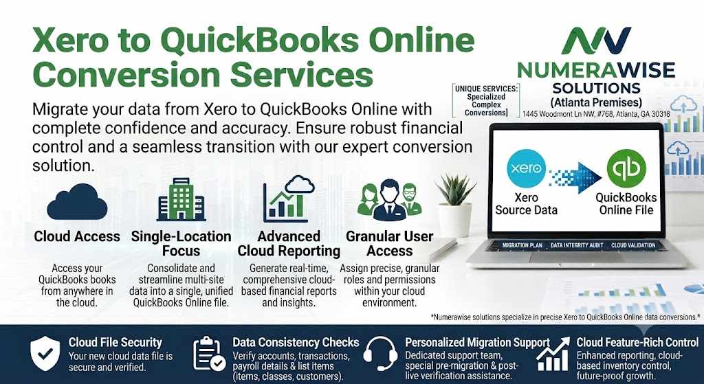 Xero to QuickBooks Conversion
