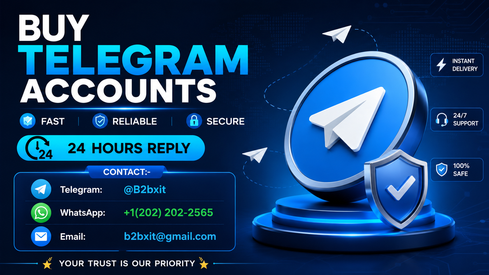 3 Best Sites to Buy Telegram Accounts PVA & Aged