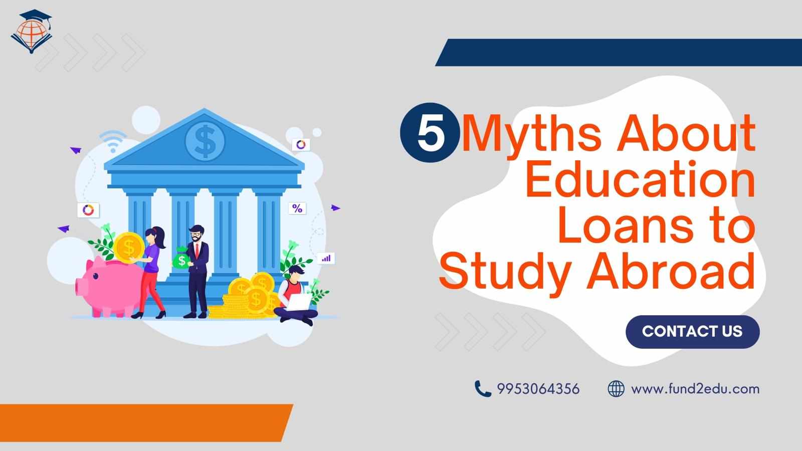 5 Myths About Education Loans to Study Abroad