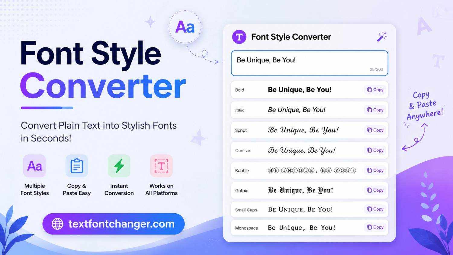 How Does a Font Style Converter Change Your Text in Seconds?