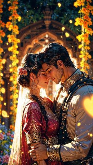 "The Red saree and his hunger"