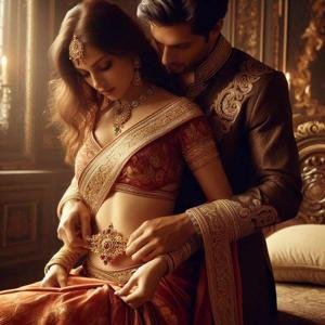 "The Red Saree and His Hunger"