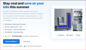 Froza AC Cooler: Reviews Is This the Best Portable Cooling Device of 2026?