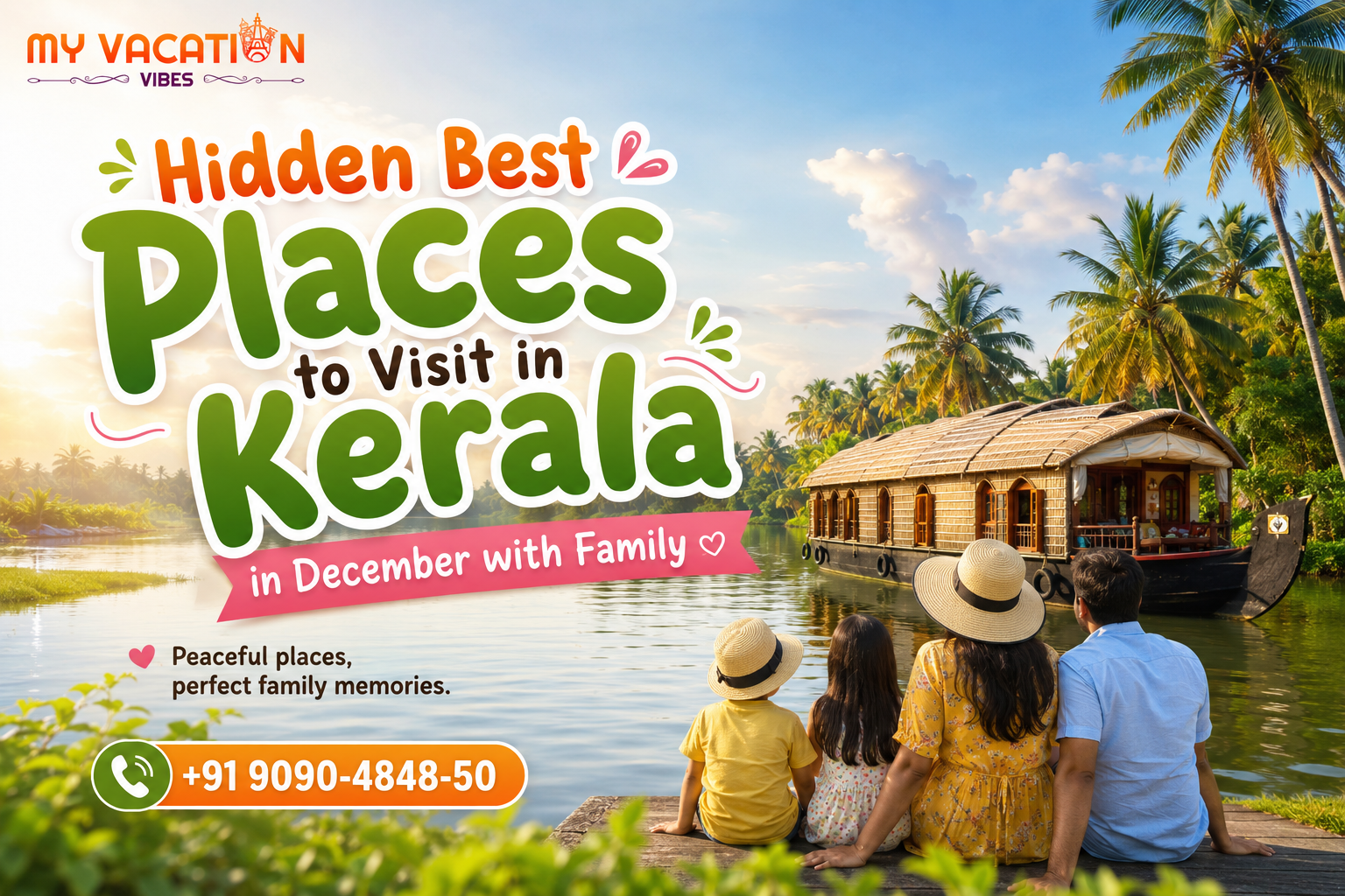 Hidden Best Places to Visit in Kerala in December with Family