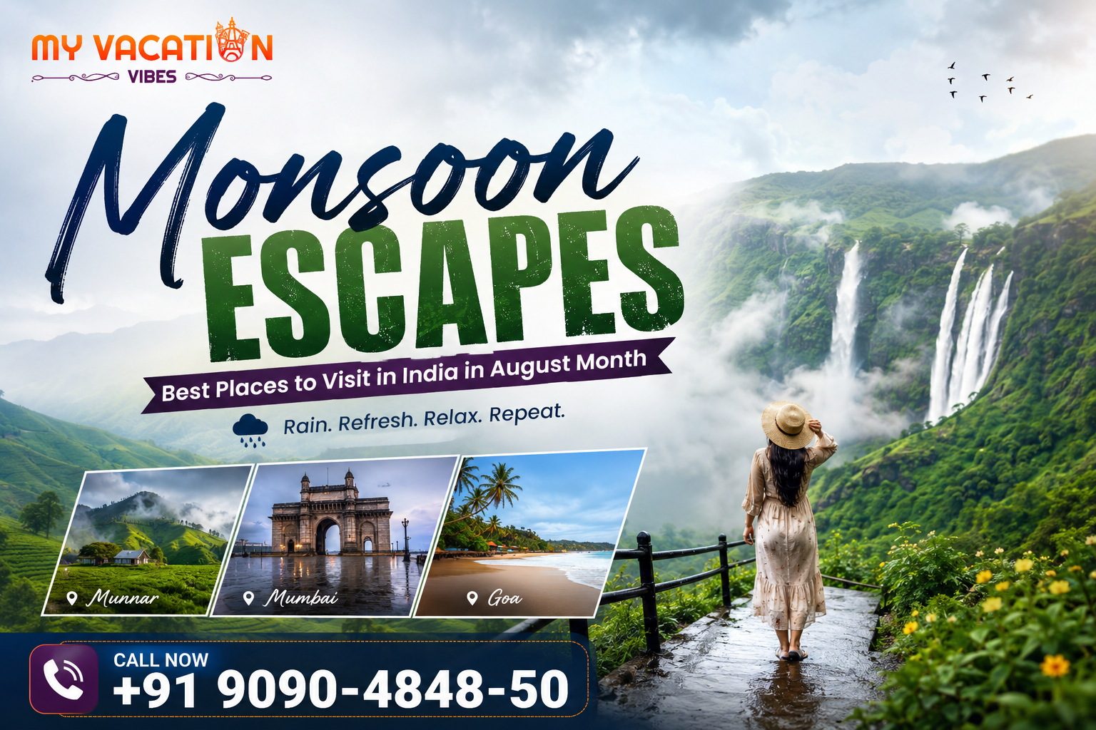 Monsoon Escapes: Best Places to Visit in India in August Month
