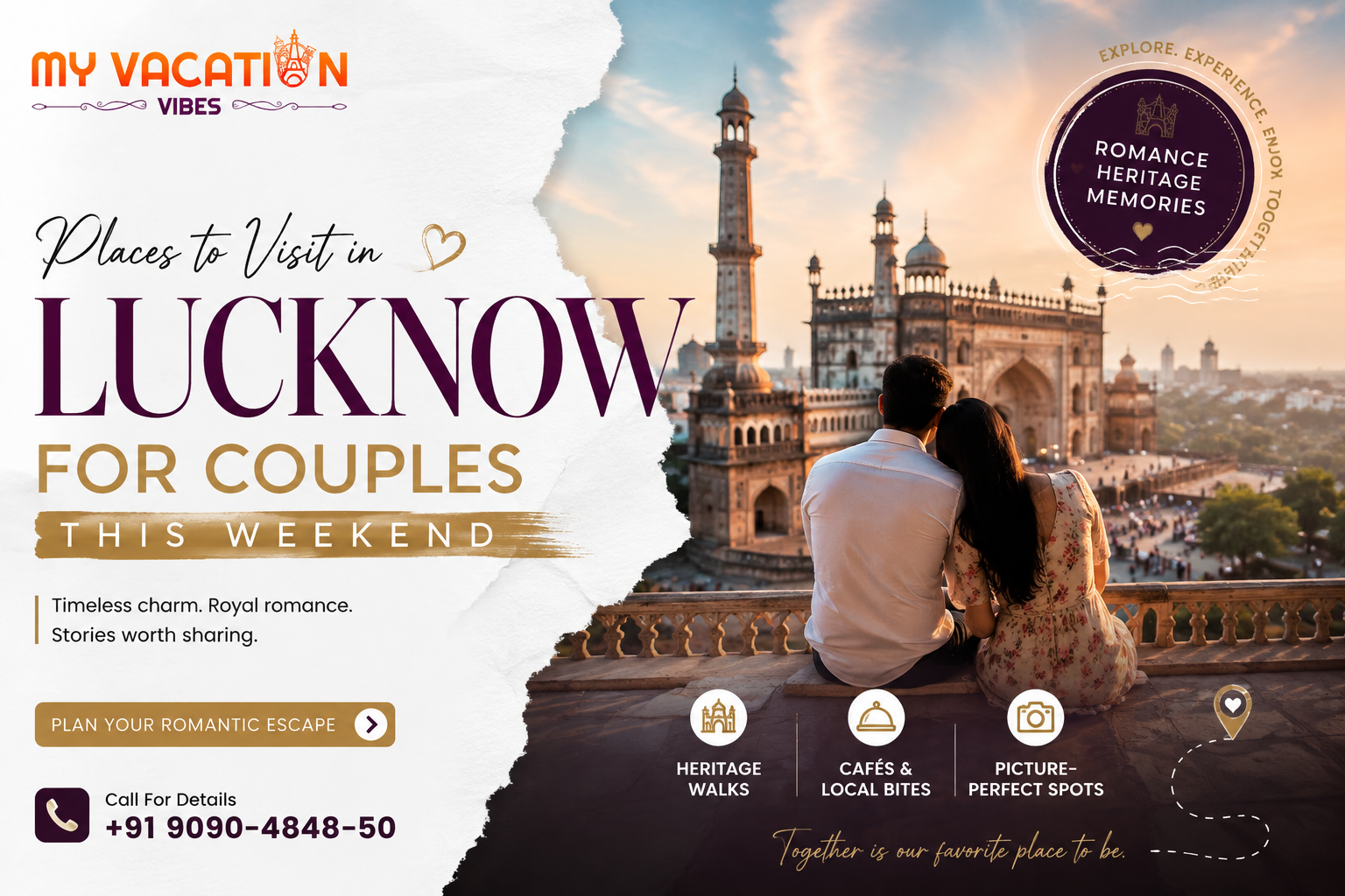Places to Visit in Lucknow for Couples This Weekend