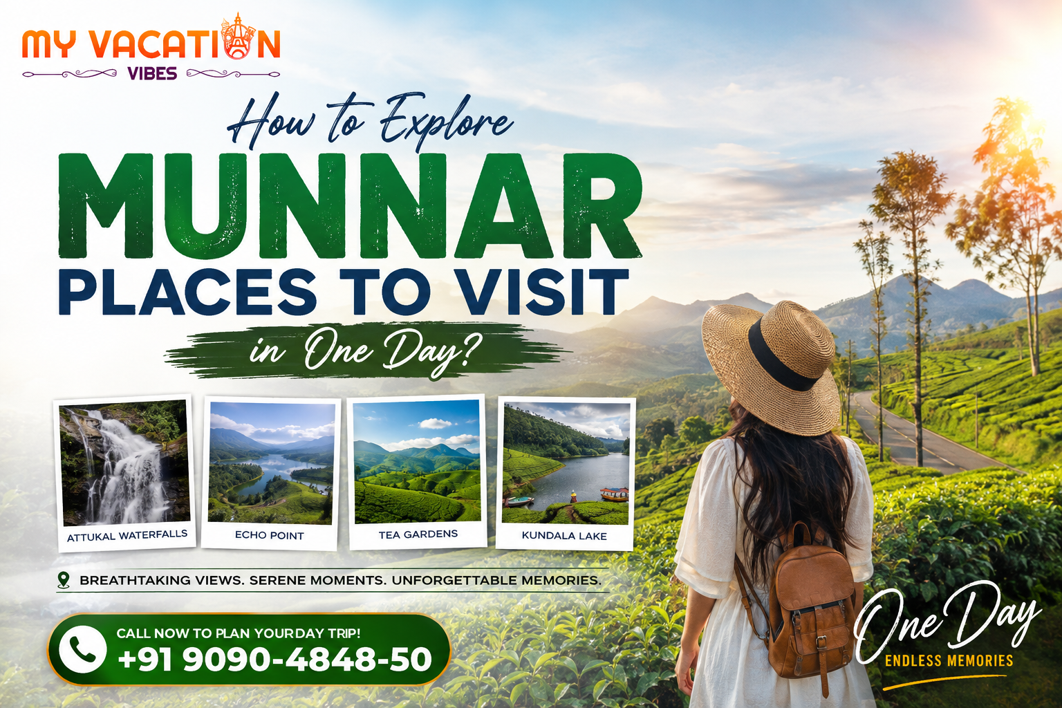 How to Explore Munnar Places to Visit in One Day?