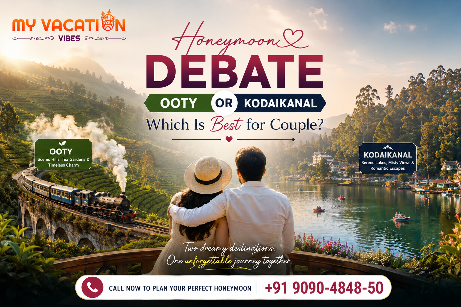 Honeymoon Debate: Ooty or Kodaikanal Which Is Best for Couple?
