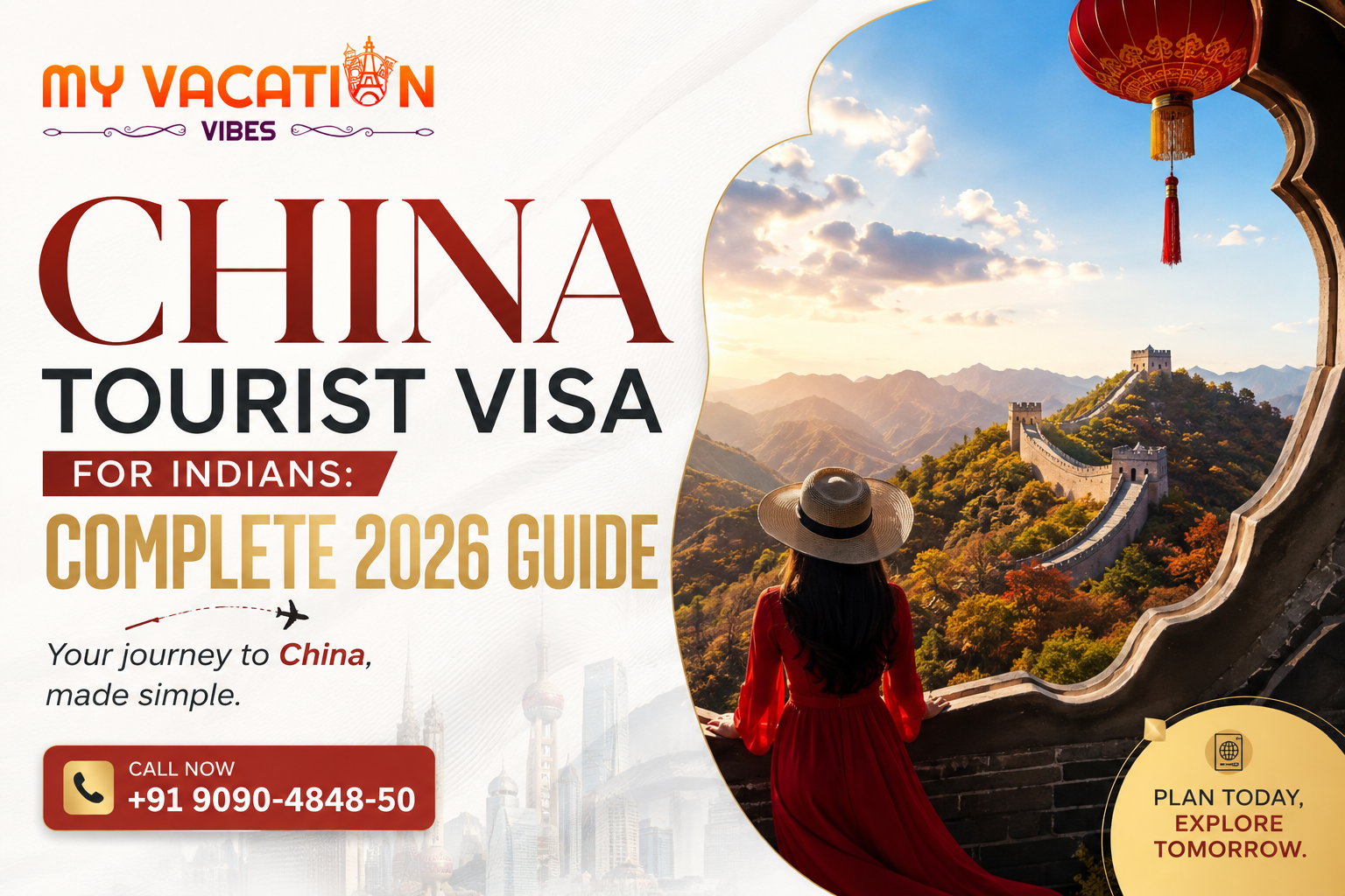 China Tourist Visa for Indians: Complete 2026 Guide