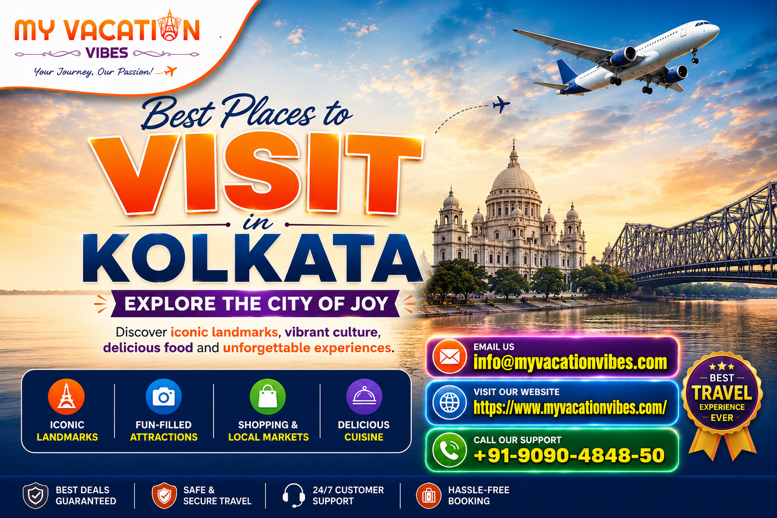 Best Places to Visit in Kolkata: Explore the City of Jo