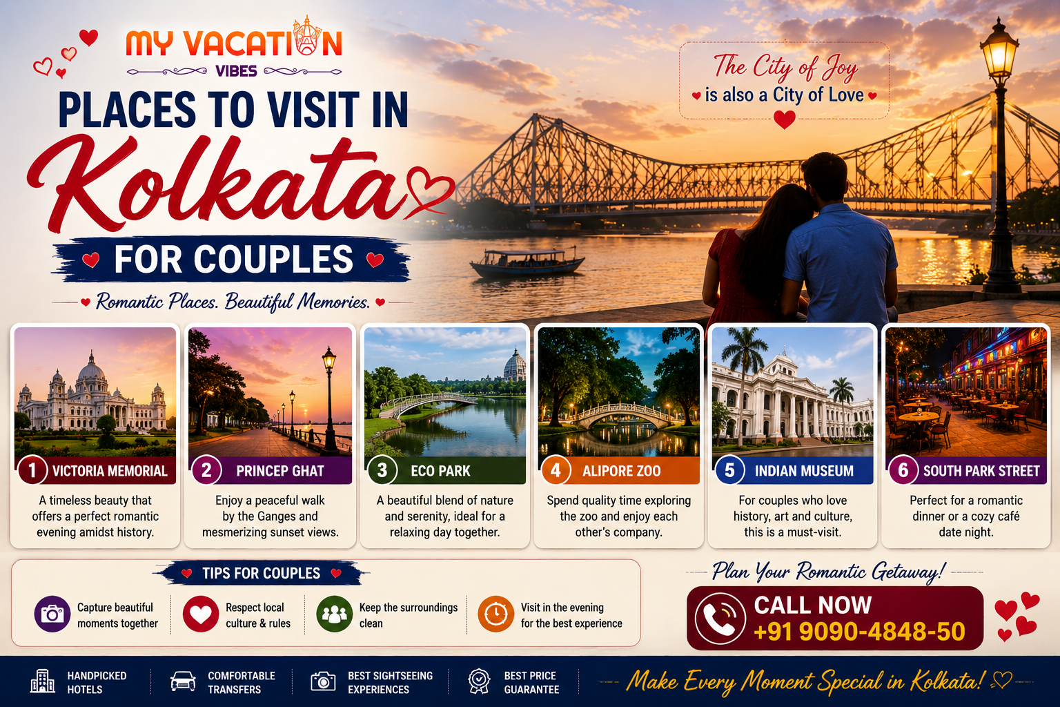 Ultimate Guide to the Best Places to Visit in Kolkata for Coupl