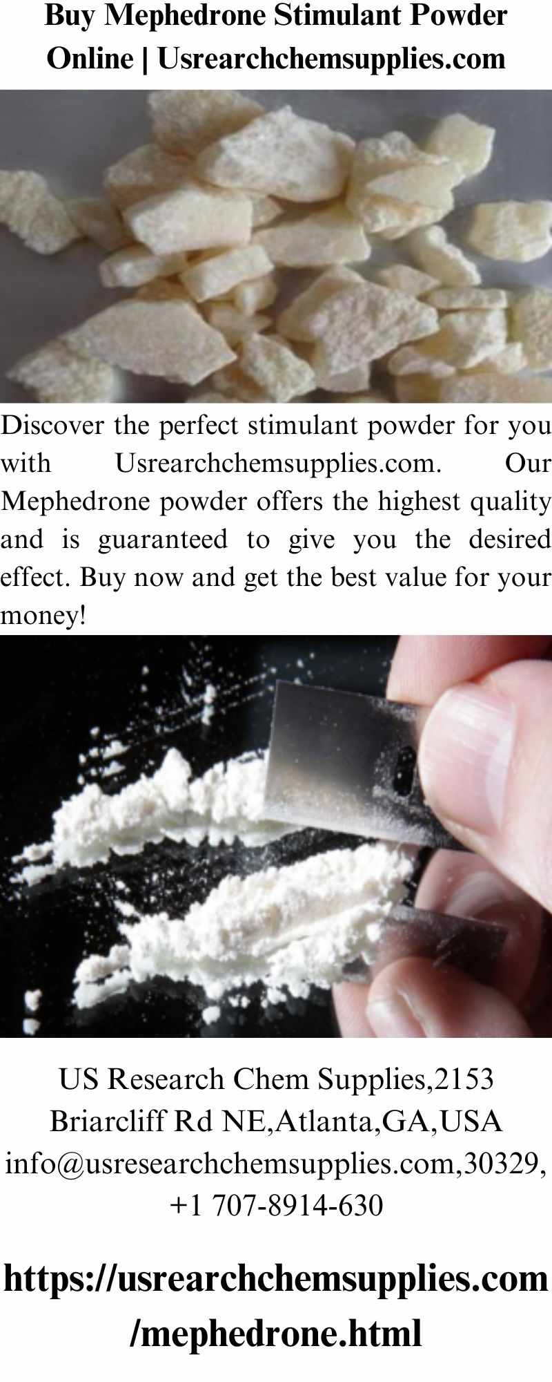 Buy Mephedrone Stimulant Powder Online | Usrearchchemsupplies.com