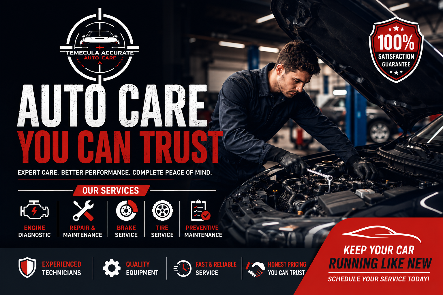 Professional Auto Repair in Temecula & Murrieta: Quality, Affordable & Reliable Service at Temecula Auto Care