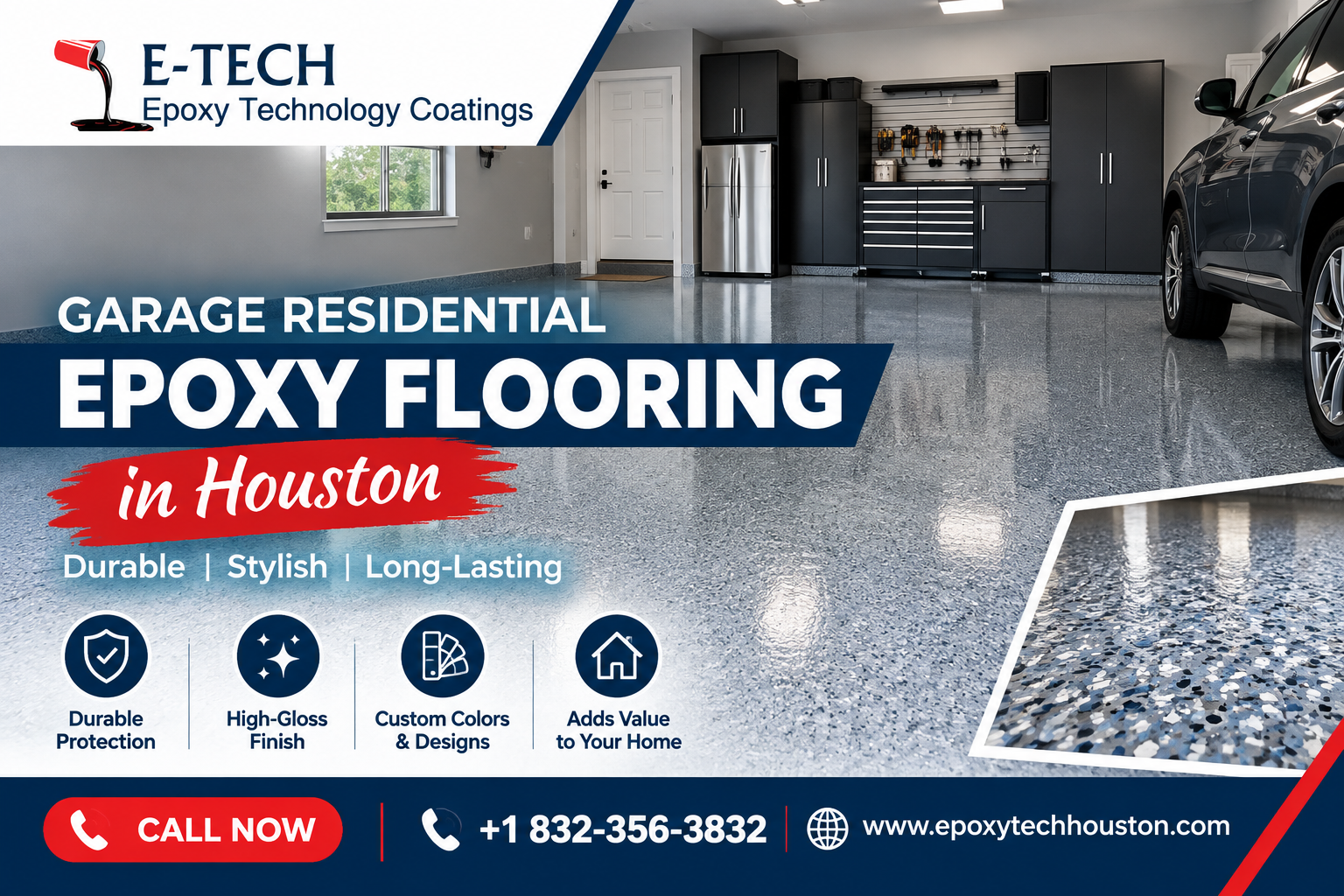 Garage Residential Epoxy Flooring in Houston | Call Now Today!