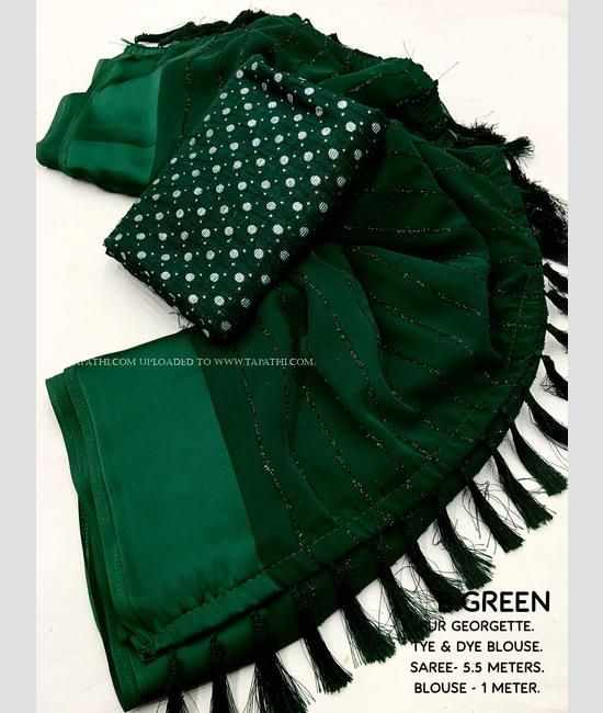 Pure Georgette Sarees | Tapathi.com