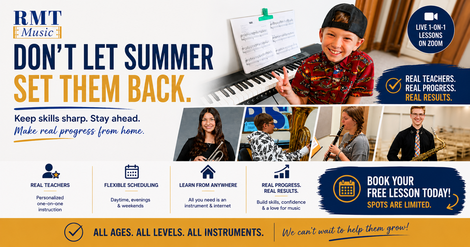 Learn, Practise and Enjoy: Piano Lessons for Beginners Adults with RMT Music