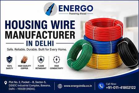 Professional Housing Wire Manufacturer in Delhi | Reliable Electrical Wiring