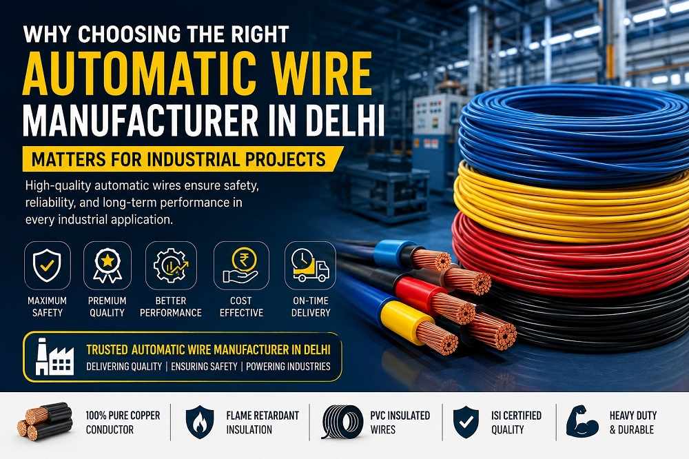 Why Choosing the Right Automatic Wire Manufacturer in Delhi Matters for Industrial Projects