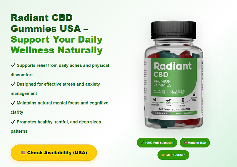 Radiant CBD Gummies USA